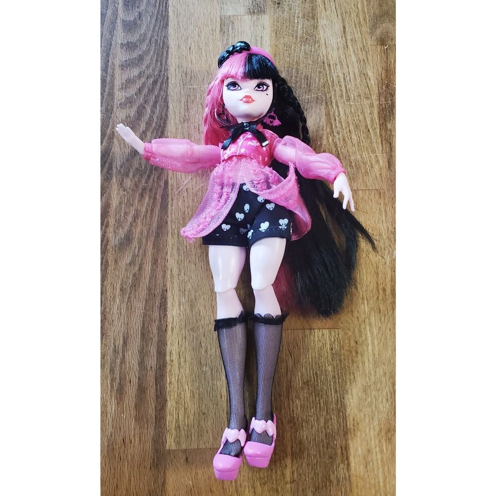 Halloween Monster High Doll Draculaura w/ Accessories Bat Hair clip cheek heart